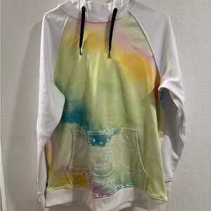 686 X Hello Kitty collab Pastel Tech fleece Hoodie